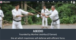 Desktop Screenshot of iwamashinshinaikido.com